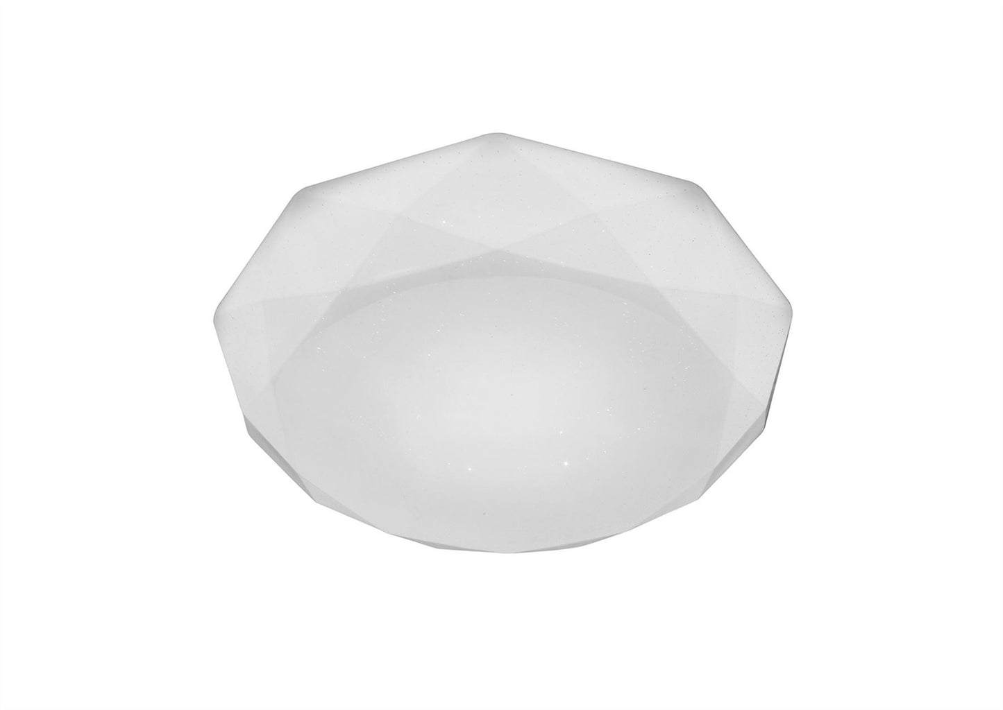 Mantra Fusion M5111 Diamante Ceiling 21W LED 3000K, 2100lm, White Acrylic, 3yrs Warranty - M5111 Ceiling