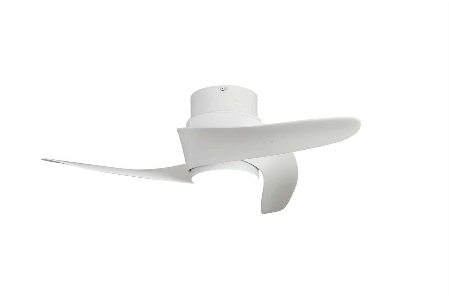 Groenland XS 79.5cm 30W LED Dimmable Ceiling Light With Built-In 24W DC Fan, 2700-5000K Remote Control, 2640lm, White, 5yrs Warranty