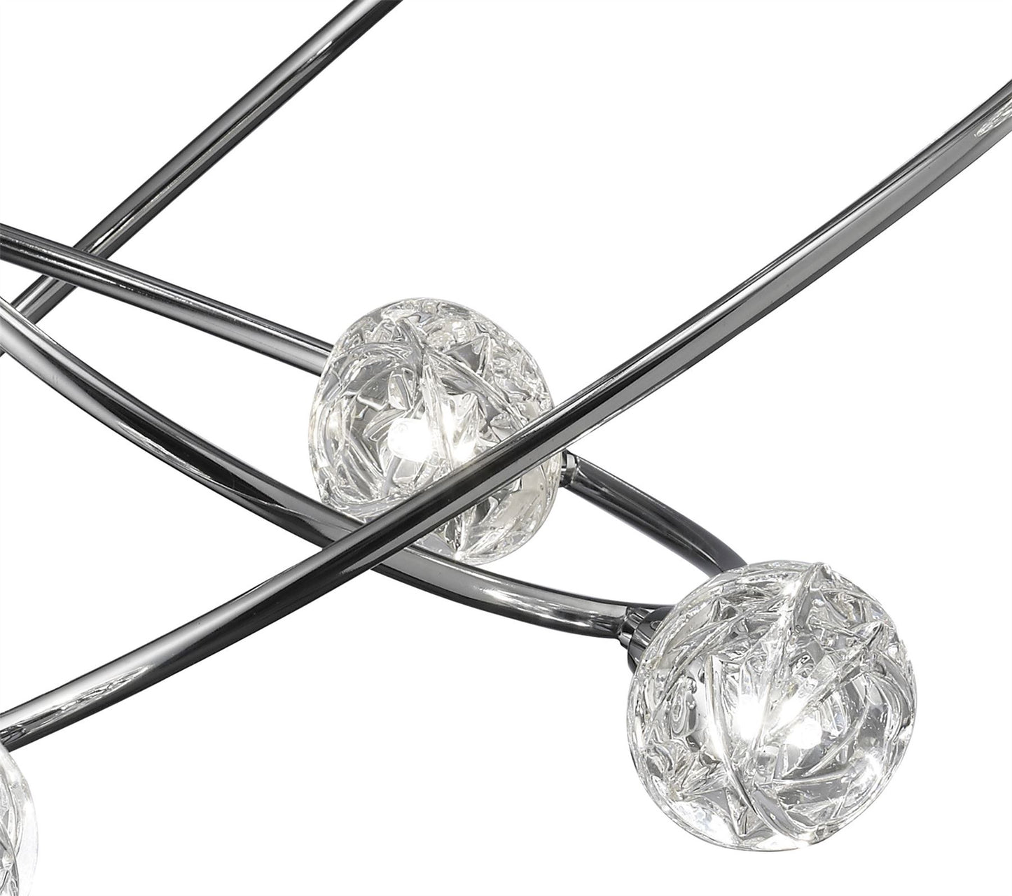 Mantra M3940 Maremagnum Ceiling 8 Light G9, Polished Chrome
