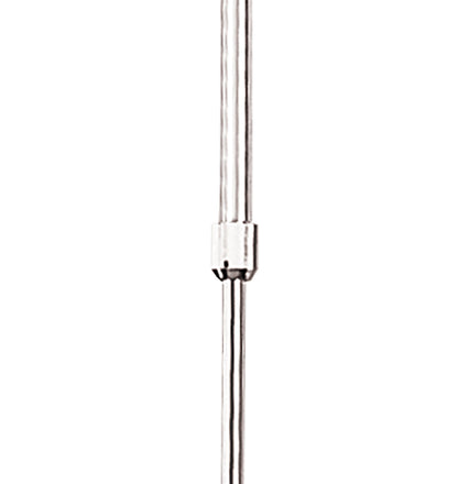 Mantra Holland Telescopic Linear Pendant Line 6 Light G9, Polished Chrome, Wenge