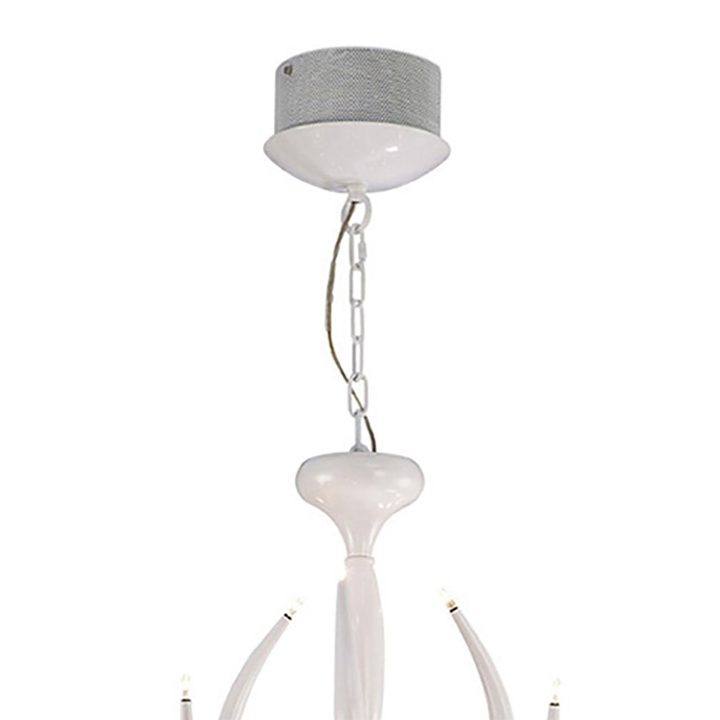 Diyas Llamas 100cm  24 Light White, NOT LED/CFL Compatible Item Weight: 19.1kg Ceiling Pendant Light Fitting