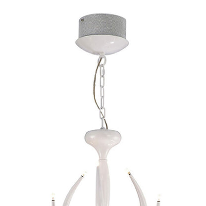 Diyas Llamas 100cm  24 Light White, NOT LED/CFL Compatible Item Weight: 19.1kg Ceiling Pendant Light Fitting