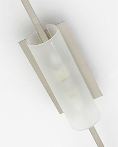 Diyas Anna On Linear Bar 4 Light G9 Satin Chrome/Opal & Frosted Glass