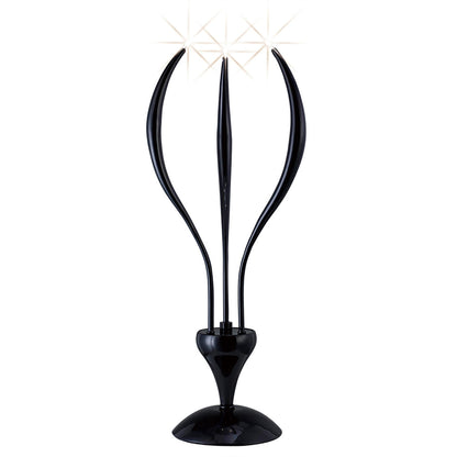 Diyas Llamas Table Lamp 3 Light G4 Black, NOT LED/CFL Compatible