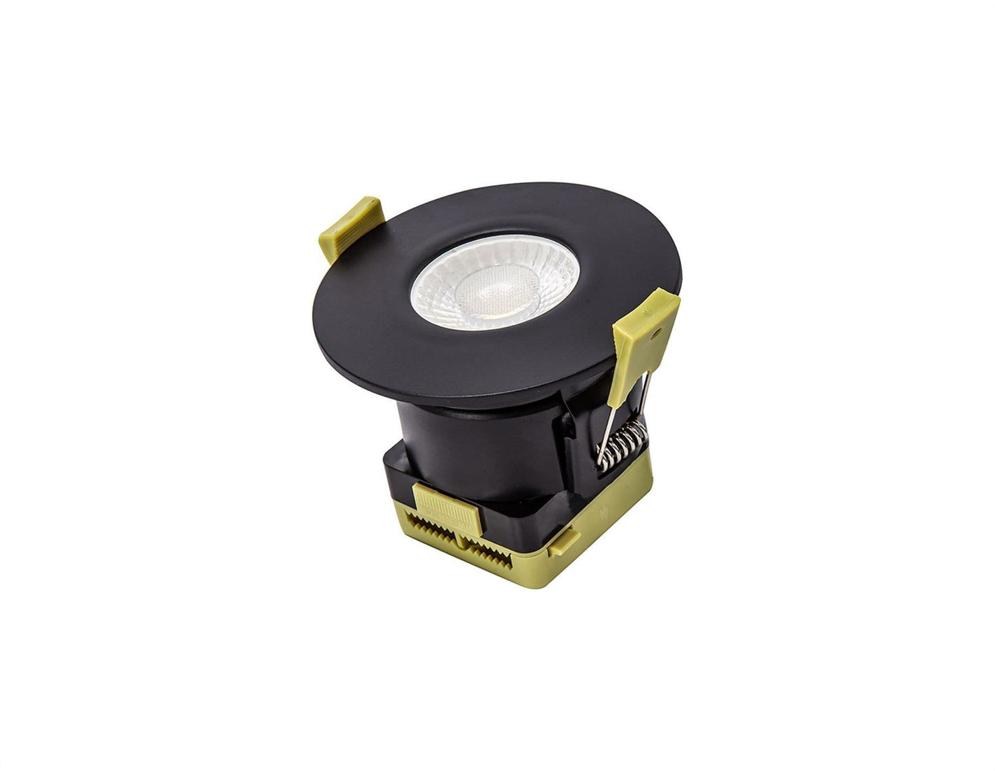 Trendi Switch Dimmable IP65 CCT LED Fire Rated Downlight in Matt Black