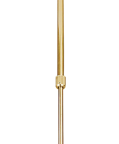Mantra Alfa 63cm Telescopic Convertible To Semi Flush 6 Light G9, French Gold