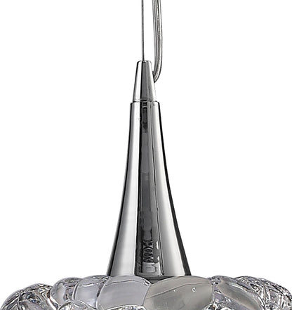 Mantra M3933 O2 Pendant 1 Light E27 Large, Polished Chrome