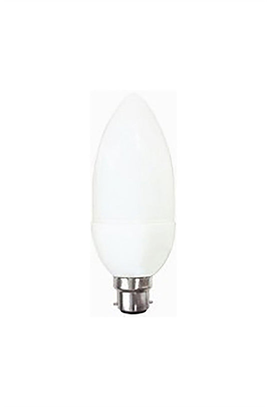 Luxram Extra Mini Sup Candle Extra Mini Supreme Candle B22 7W 2700K Compact Fluorescent Compact