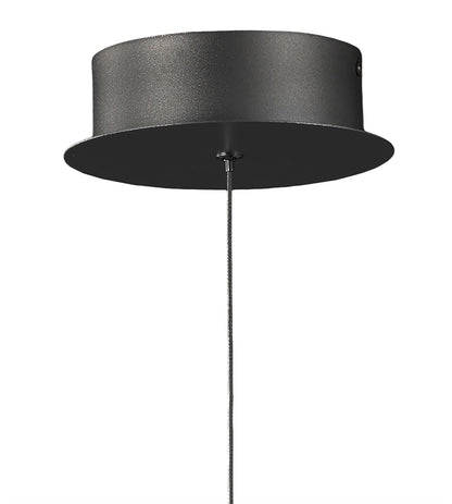 Mantra Celeste Pendant 41cm Round, 20W LED, 3000K, 1400lm, Black, 3yrs Warranty