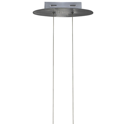 Mantra M4081 Hemisferic Linear Pendant 20W LED 70cm Bar 3000K, 1800lm, Satin Aluminium/Frosted Acrylic, 3yrs Warranty