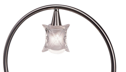 Mantra Rosa Del Desierto Table Lamp 1 Light G9, Satin Nickel