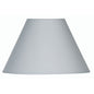 Oaks Lighting S501/5 Cotton Coolie Lampshade 140mm - Clip-On Candle Light Shade - Soft Grey