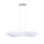 Mantra M5872 Flow Linear Pendant 6 Light GU10, Chrome, White