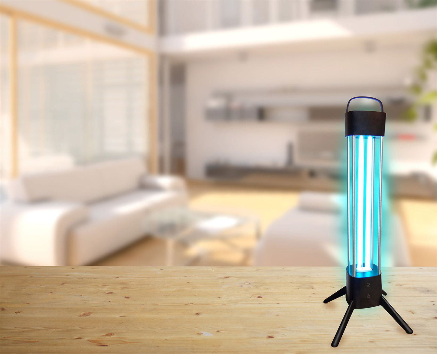 Mantra Fusion Cidal 36W UV-C Germicidal Table Lamp c/w Philips Lamp, **TO BE USED IN VACATED ROOMS ONLY**