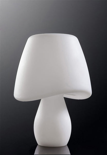 Mantra Cool Table Lamp 2 Light E27 In Line Switch Indoor, Opal White