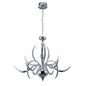 Diyas Llamas 96cm  15 Light G4 Polished Chrome, NOT LED/CFL Compatible Ceiling Pendant Light Fitting
