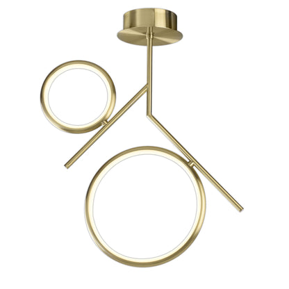 Mantra Olimpia Ceiling Light, 30W LED, 3000K, 2250lm, IP20, Satin Gold, 3yrs Warranty