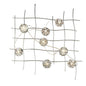 Diyas Home (DH) Aviance Illuminated Large Switched 8 Light G4 Wall Light Art Polished Chrome/Crystal, NOT LED/CFL Compatible