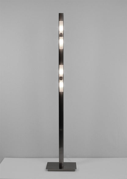Mantra (0037 011) Arco 4 Light G9 Floor Lamp, Satin Nickel, NOT LED/CFL Compatible