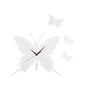 Diyas Home (DH) Infinity Butterfly Clock White/Crystal Wall