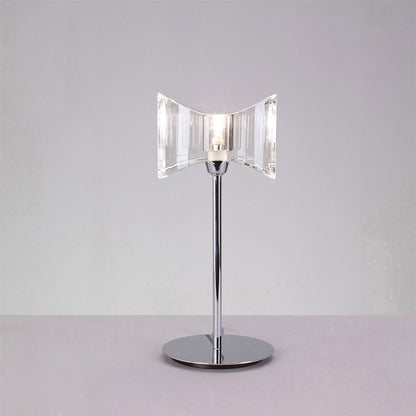 Mantra M0894 Kromo Table Lamp 1 Light G9 Sraight Frame, Polished Chrome