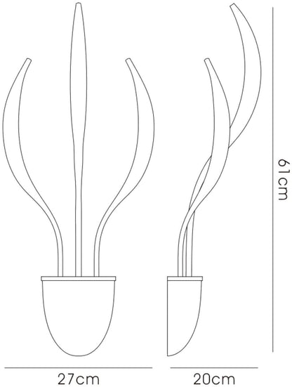 Diyas Llamas Wall Light 3 Light G4 White, NOT LED/CFL Compatible