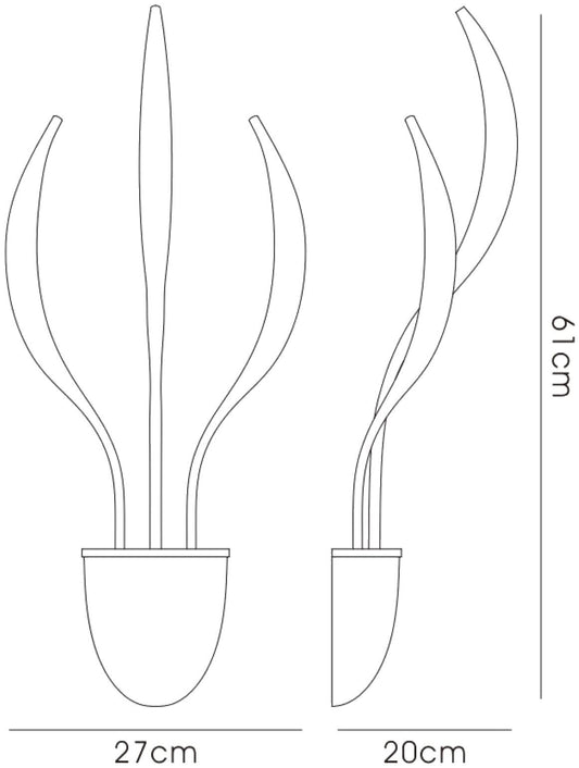 Diyas Llamas Wall Light 3 Light G4 White, NOT LED/CFL Compatible