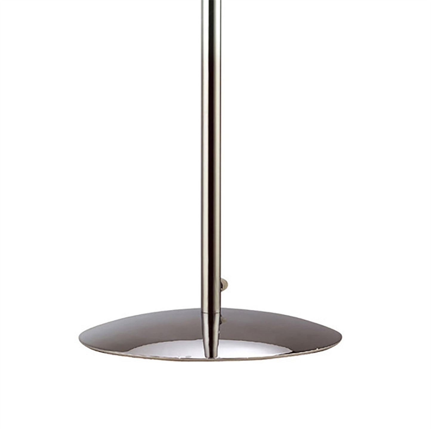 Diyas Cygnet Crystal Table Lamp 6 Light G4 Polished Chrome/White Glass, NOT LED/CFL Compatible