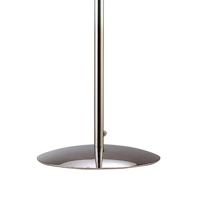 Diyas Cygnet Crystal Table Lamp 6 Light G4 Polished Chrome/White Glass, NOT LED/CFL Compatible