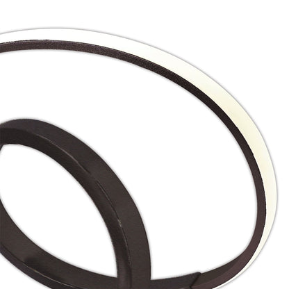 Mantra M5393 Infinity Table Lamp 12W LED 2800K, 1000lm, Brown Oxide/White Acrylic, 3yrs Warranty