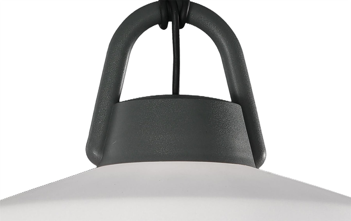 Mantra Fusion M6217 Kinke Pendant, 1 x E27, IP65, Anthracite, 2yrs Warranty