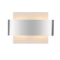 Deco Damo 2 Light G9 Flush Ceiling Light, White Base with Polished Chrome Centre Band