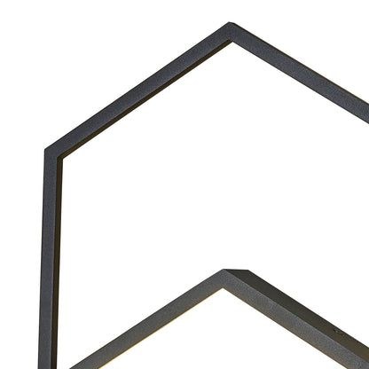 Mantra Fusion Kubick Ceiling/Wall Light Dimmable, 24W LED, 3000K, 1630lm, Black, 3yrs Warranty