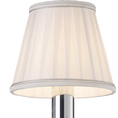 Diyas Willow Wall Light WITHOUT SHADE 1 Light E14 Polished Chrome/Crystal