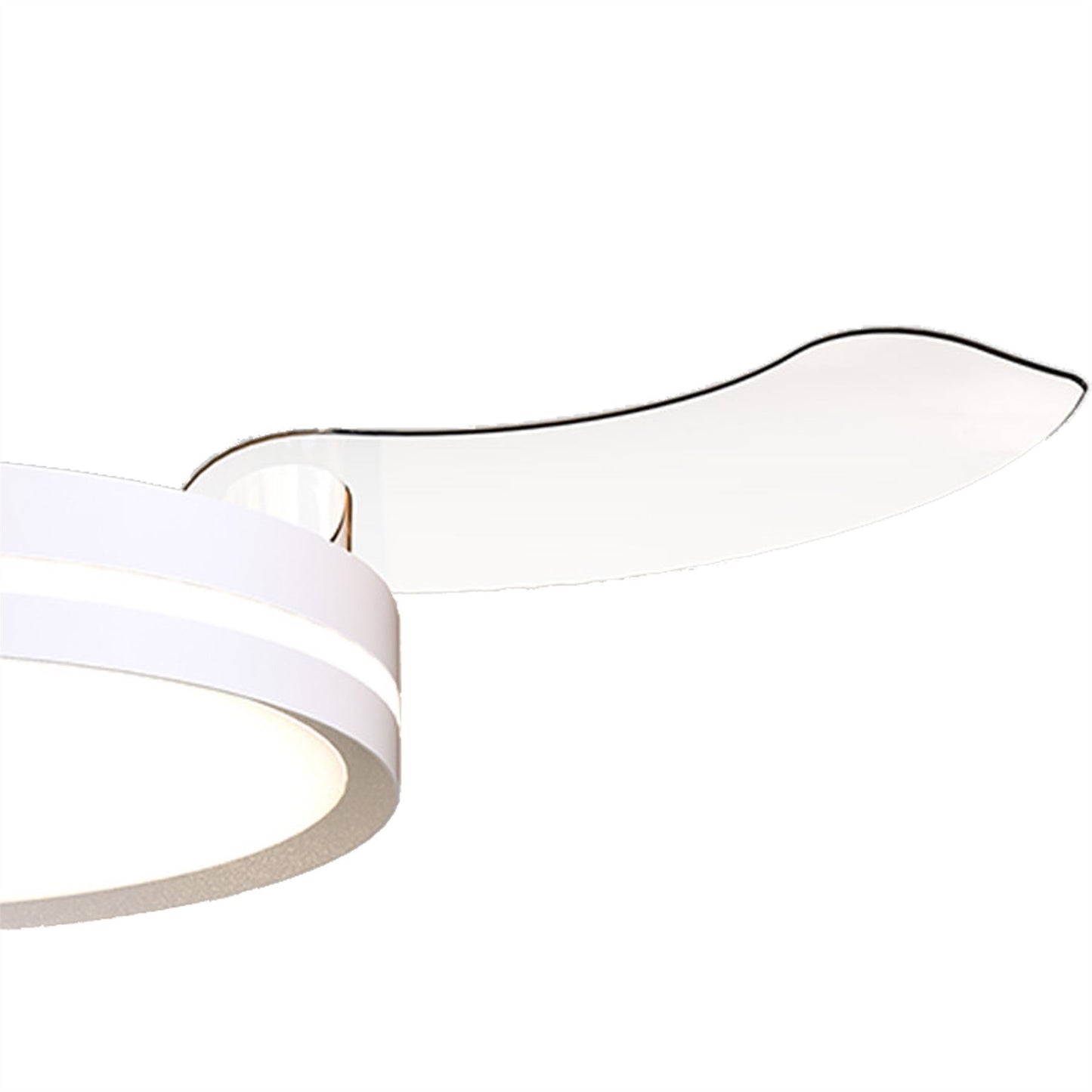 Villena M 49cm 36W LED Dimmable Ceiling Light With Built-In 28W DC Fan, 3000-5000K Remote Control, 5710lm, White, 5yrs Warranty