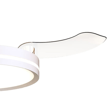Villena M 49cm 36W LED Dimmable Ceiling Light With Built-In 28W DC Fan, 3000-5000K Remote Control, 5710lm, White, 5yrs Warranty