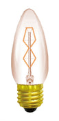 Luxram Rustica Candle/S E27 Tinted 25W Incandescent