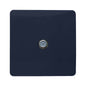 Trendi 1 Gang Artistic Modern Glossy Screwless Television Satellite Socket Navy