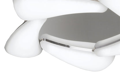 Mantra Mistral LED M3807 Mistral Ceiling 30W LED 3000K, 2700lm, Polished Chrome/Frosted Acrylic, 3yrs Warranty - M3807 Ceiling