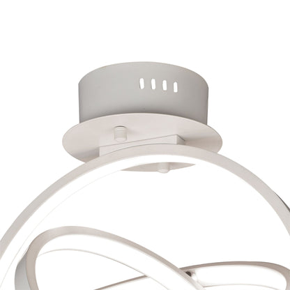 Mantra M5746 Orbital Ceiling Round 35cm, 3 Ring, 40W LED 3000K, 1510lm, White, 3yrs Warranty - M5746 Ceiling