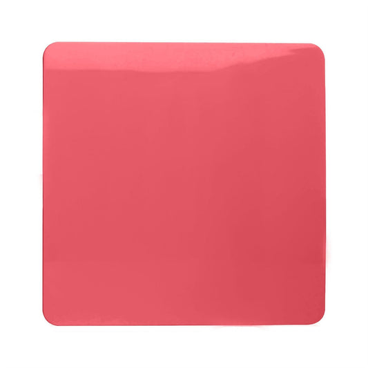 Trendi Artistic Modern Glossy Tactile Single Blanking Plate Strawberry
