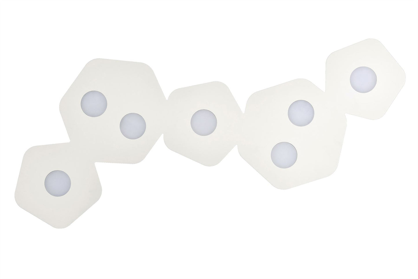 Mantra Area Linear Ceiling Light, 7 x GX53 (Max 9W, Not Included), Sand White
