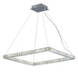 Diyas Galaxy  Square Large 36W LED 4000K Polished Chrome/Crystal Ceiling Pendant Light Fitting