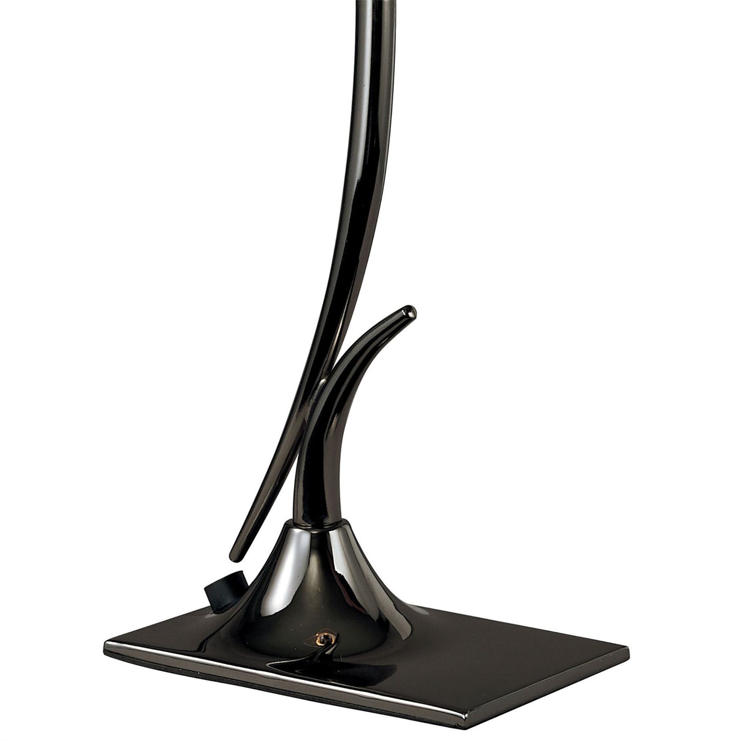 Mantra Flavia Table Lamp 1 Light G9, Black Chrome