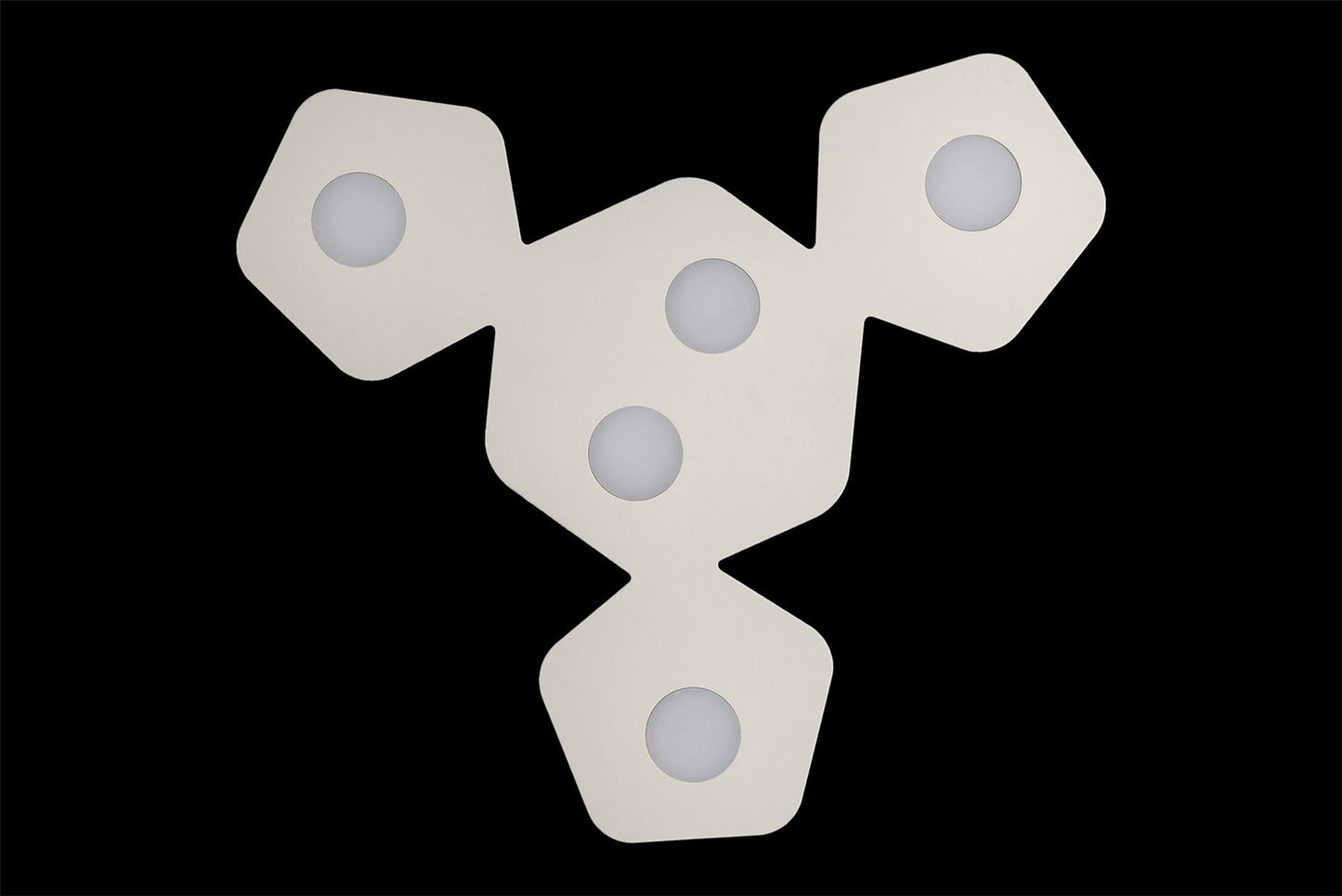 Mantra Area Ceiling Light, 5 x GX53 (Max 9W, Not Included), Sand White