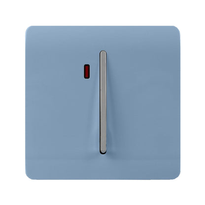 Trendi Artistic Modern Glossy 20 A Tactile Light Switch & Neon Insert Sky