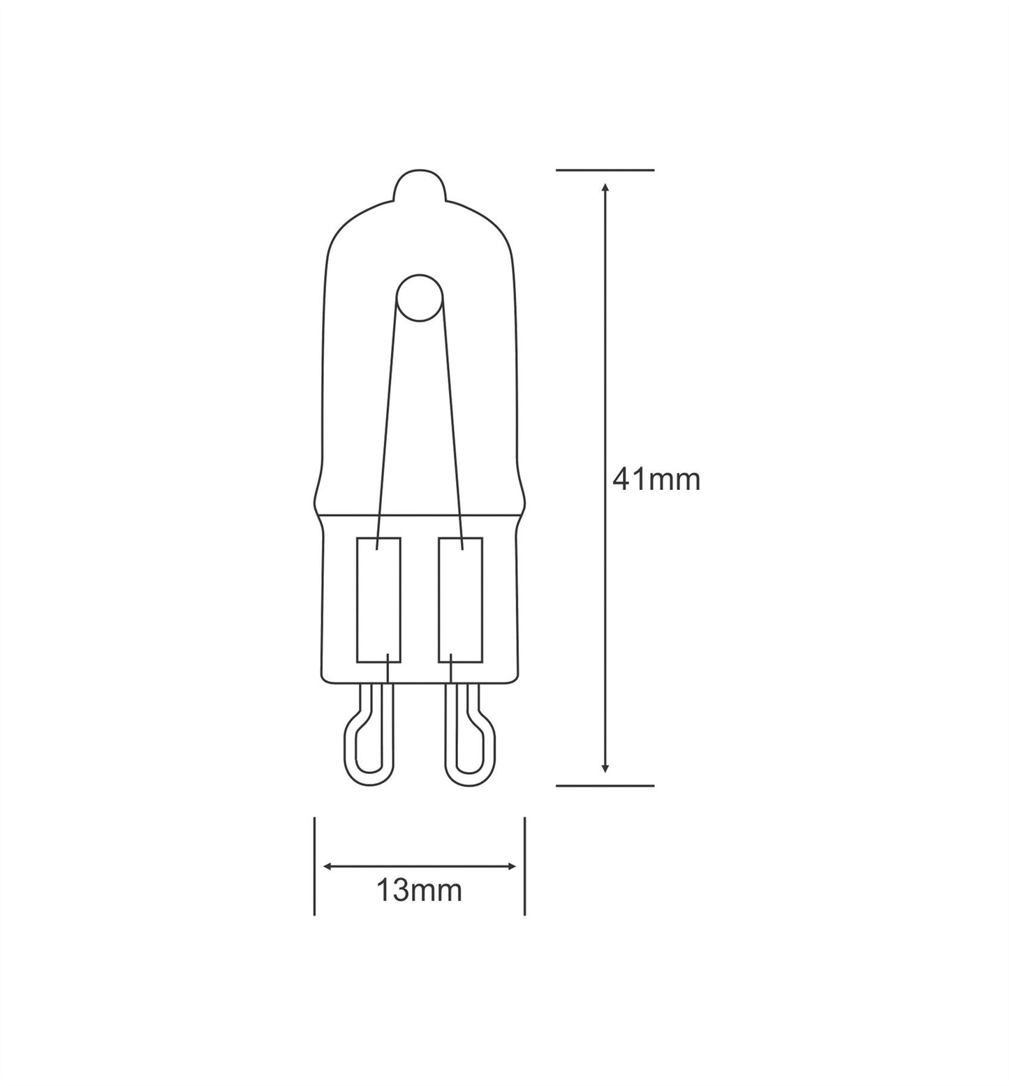 Luxram Halogen Energy Saver G9 Clear 33W Halogen