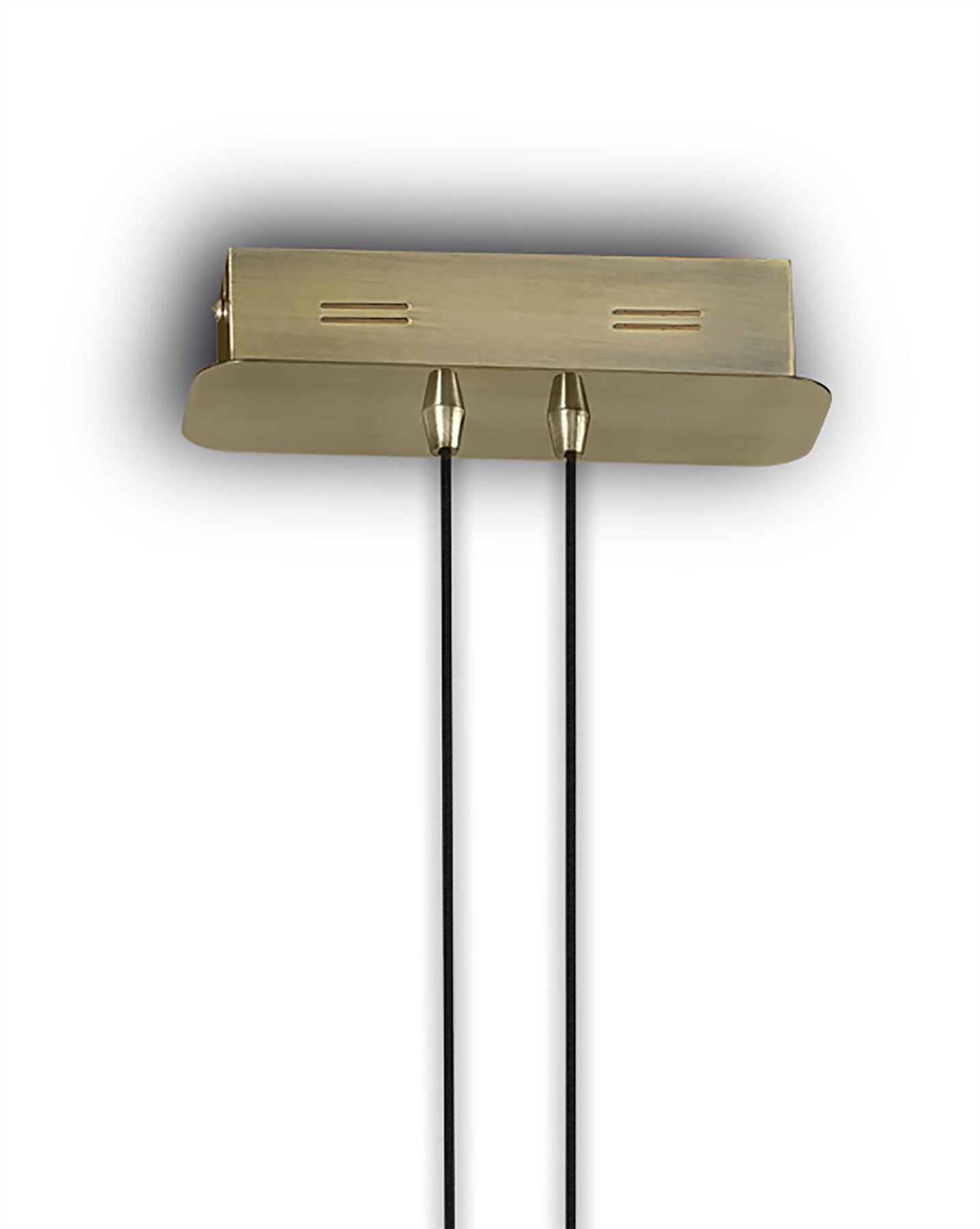 Mantra M6122 Cinto Pendant 24W LED, 3000K, 1950lm, Antique Brass, 3yrs Warranty