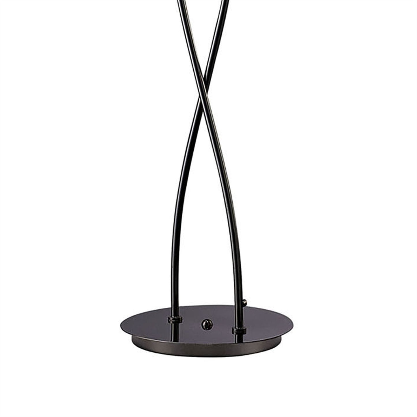 Mantra Eclipse Floor Lamp 2 Light G9, Black Chrome