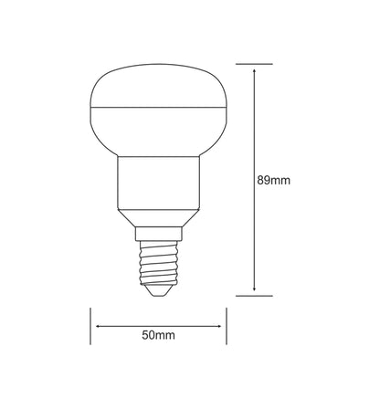 Luxram Value LED R50 E14 2.5W Warm White 3000K 200lm LED